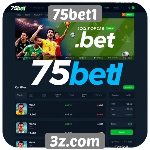 Acessibilidade e interface intuitiva do site 75bet1