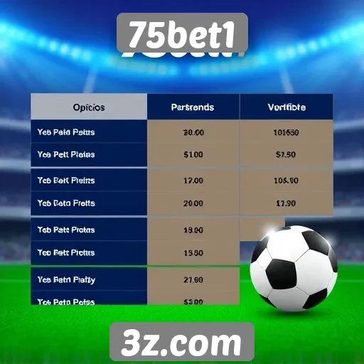 Comparação das opções de pagamento no 75bet1